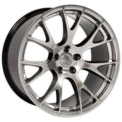 20x10 OE Wheels DG15 Hyper Black Wheel 5x115 (18mm)