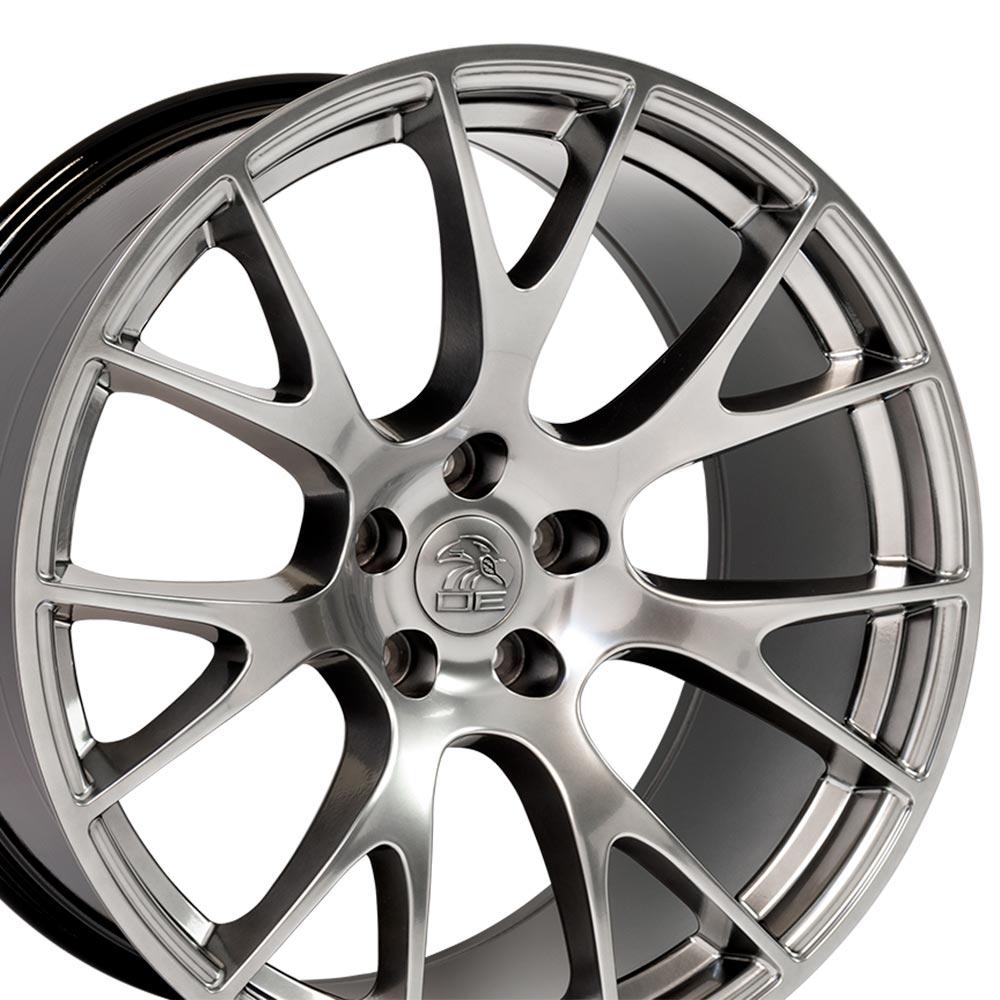 20x10 OE Wheels DG15 Hyper Black Wheel 5x115 (18mm)