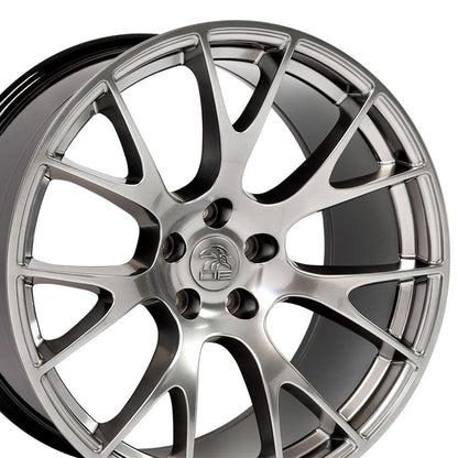 20x10 OE Wheels DG15 Hyper Black Wheel 5x115 (18mm)