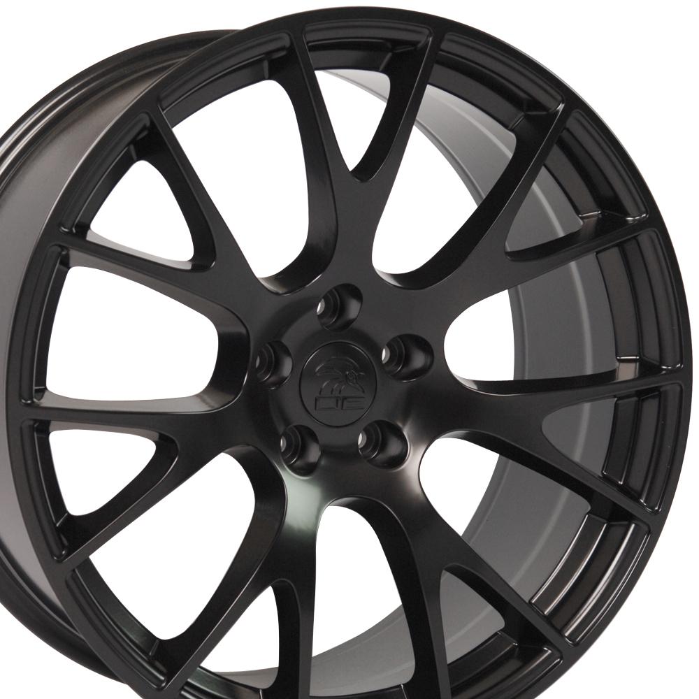 22x9 OE Wheels DG15 Satin Black Wheel 5x115 (18mm)