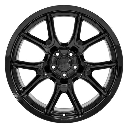 20x10 OE Wheels DG21 Gloss Black Wheel 5x115 (18mm)