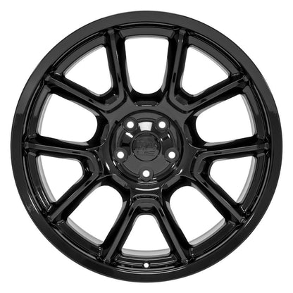22x9.5 OE Wheels DG21 Gloss Black Wheel 5x5 (29mm)