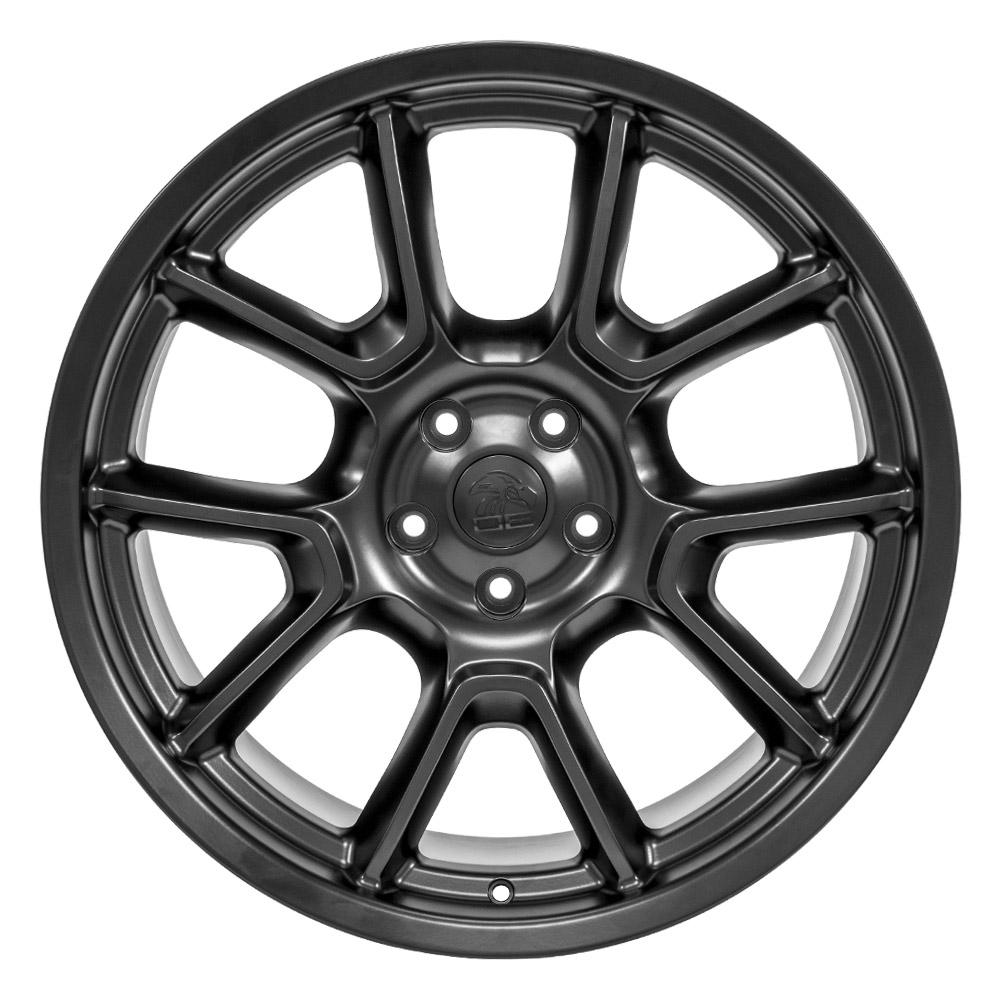 22x9.5 OE Wheels DG21 Satin Black Wheel 5x5 (29mm)