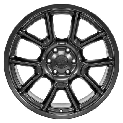 22x9.5 OE Wheels DG21 Satin Black Wheel 6x5.5 (9mm)