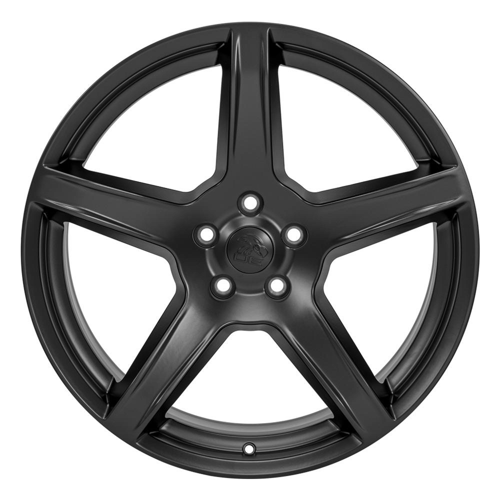 22x9.5 OE Wheels DG22 Satin Black Wheel 5x5 (29mm)