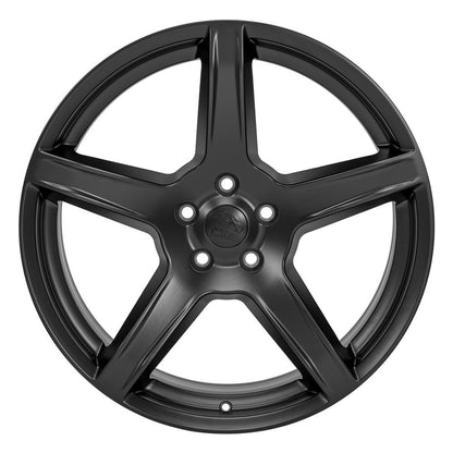 22x9.5 OE Wheels DG22 Satin Black Wheel 5x5 (29mm)