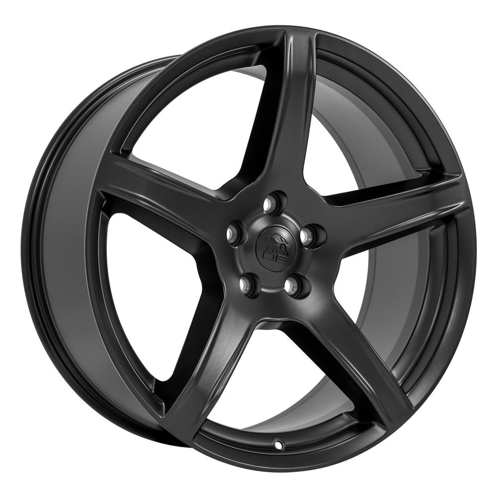 22x9.5 OE Wheels DG22 Satin Black Wheel 5x5 (29mm)
