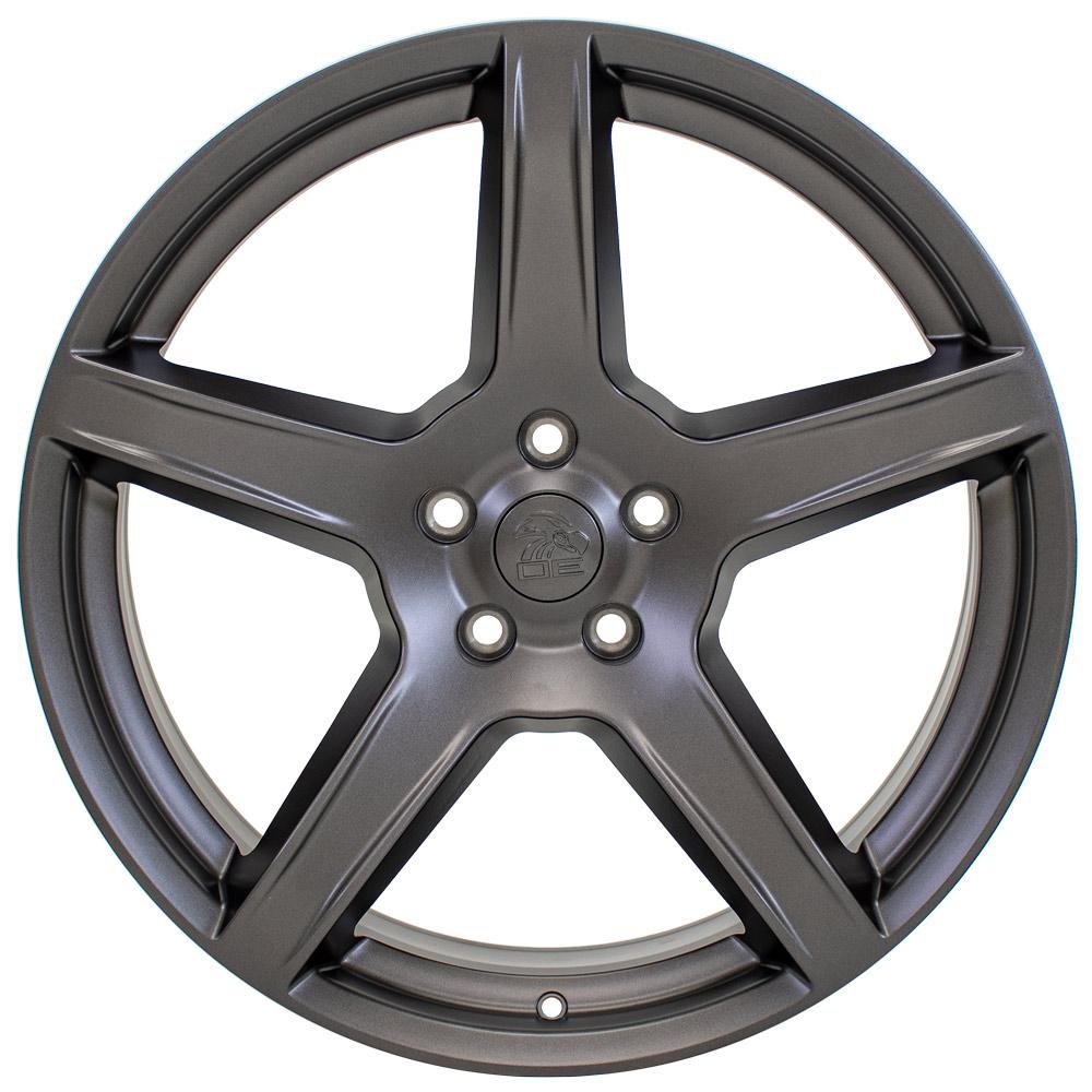 22x9.5 OE Wheels DG22 Satin Gunmetal Wheel 5x5 (29mm)