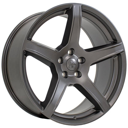 22x9.5 OE Wheels DG22 Satin Gunmetal Wheel 5x5 (29mm)
