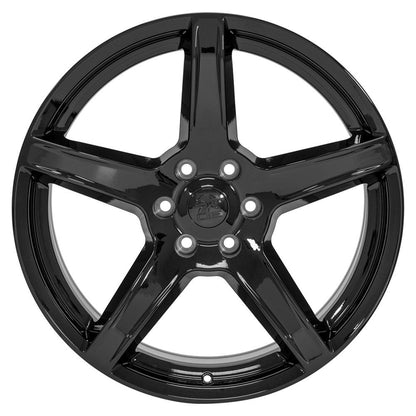 22x9.5 OE Wheels DG22 Gloss Black Wheel 6x5.5 (9mm)