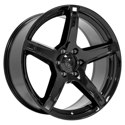 22x9.5 OE Wheels DG22 Gloss Black Wheel 6x5.5 (9mm)