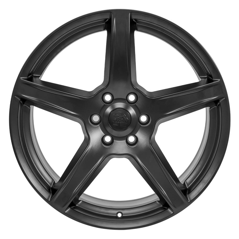 22x9.5 OE Wheels DG22 Satin Black Wheel 6x5.5 (9mm)