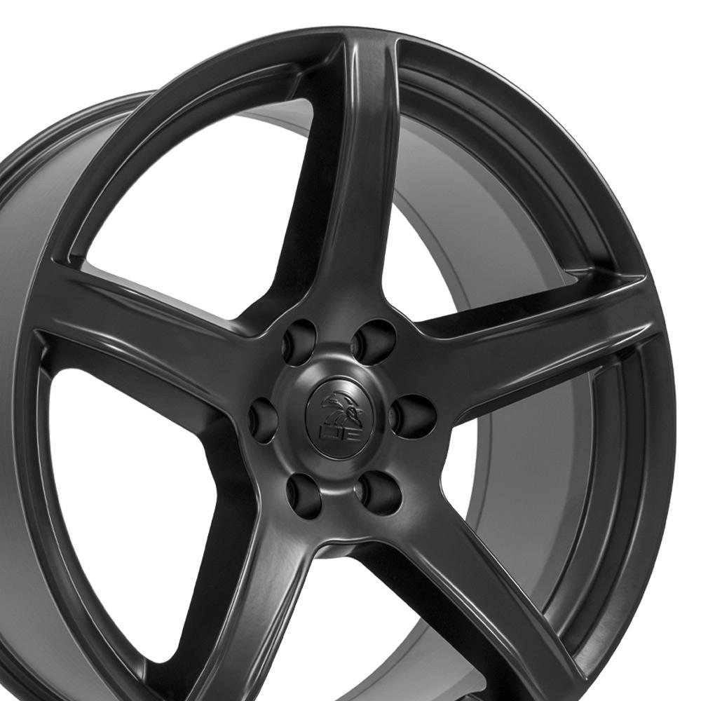 22x9.5 OE Wheels DG22 Satin Black Wheel 6x5.5 (9mm)