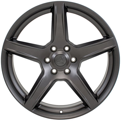 22x9.5 OE Wheels DG22 Satin Gunmetal Wheel 6x5.5 (9mm)