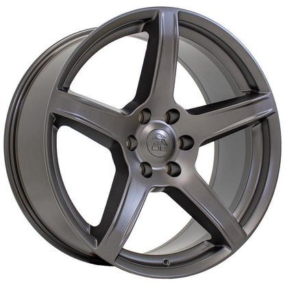 22x9.5 OE Wheels DG22 Satin Gunmetal Wheel 6x5.5 (9mm)