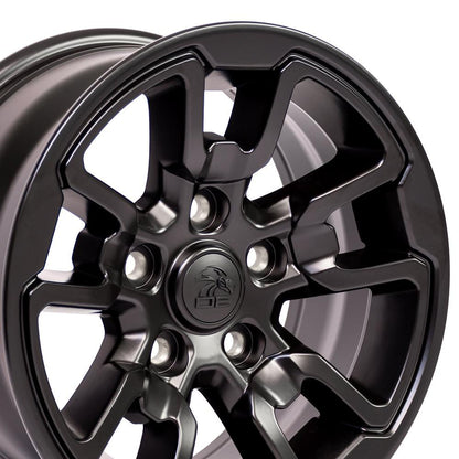 17x8 OE Wheels DG55 Satin Black Wheel 5x5.5 (18mm)
