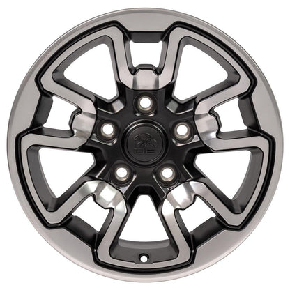17x8 OE Wheels DG55 Polished with Painted Inlay Wheel 5x5.5 (18mm)