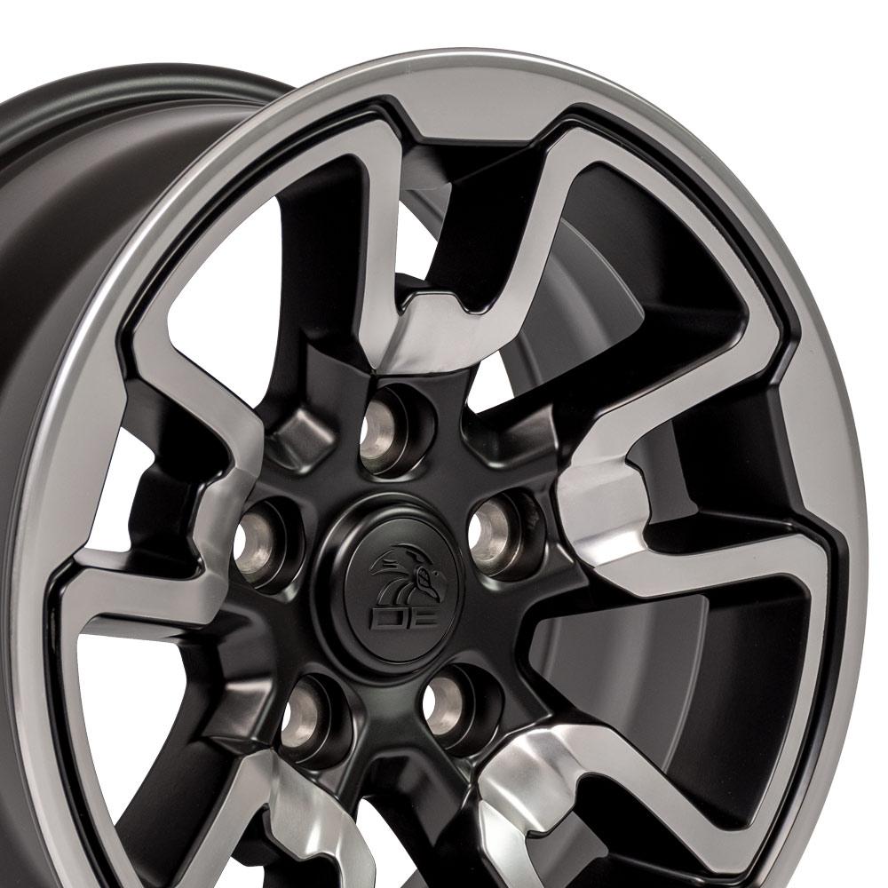 17x8 OE Wheels DG55 Polished with Painted Inlay Wheel 5x5.5 (18mm)