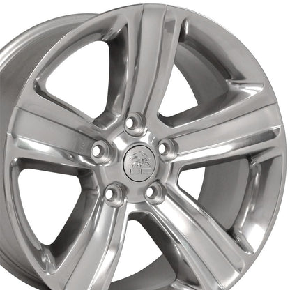 20x9 OE Wheels DG65 Polished with Painted Inlay Wheel 5x5.5 (19mm)