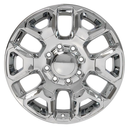20x8 OE Wheels DG66 Chrome with Chrome Insert Wheel 8x6.5 (54.65mm)