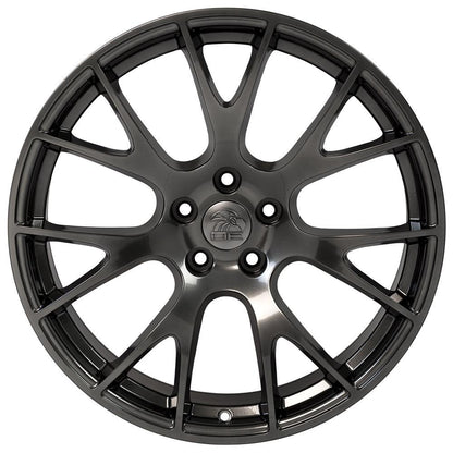 22x10 OE Wheels DG69 Hyper Black Wheel 5x5.5 (25mm)