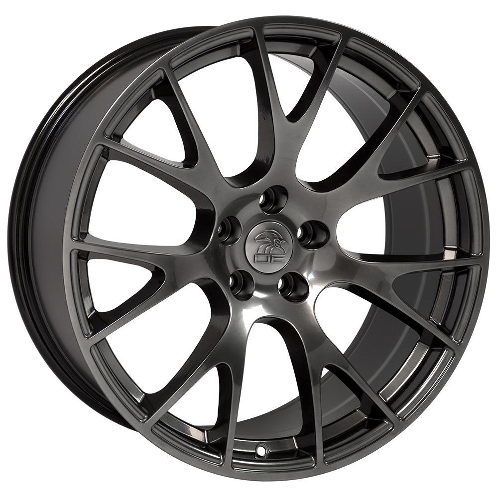 22x10 OE Wheels DG69 Hyper Black Wheel 5x5.5 (25mm)