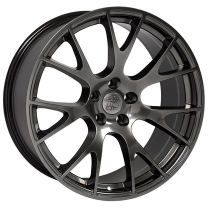 22x10 OE Wheels DG69 Hyper Black Wheel 5x5.5 (25mm)