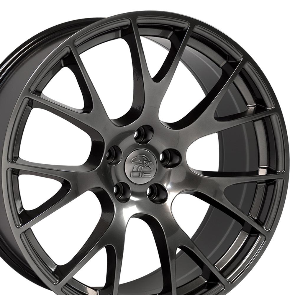 22x10 OE Wheels DG69 Hyper Black Wheel 5x5.5 (25mm)