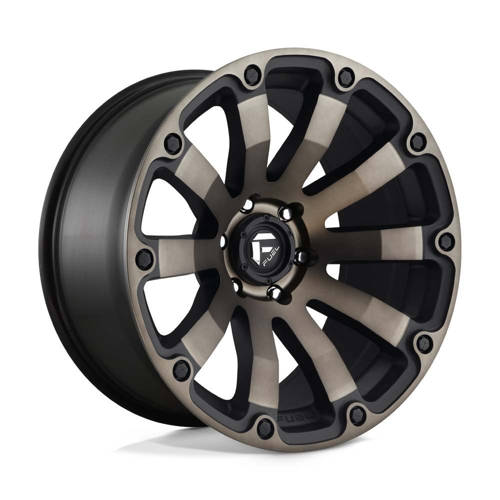 20x9 Fuel D636 DIESEL MATTE BLACK DOUBLE DARK TINT Wheel 5x150 (20mm)