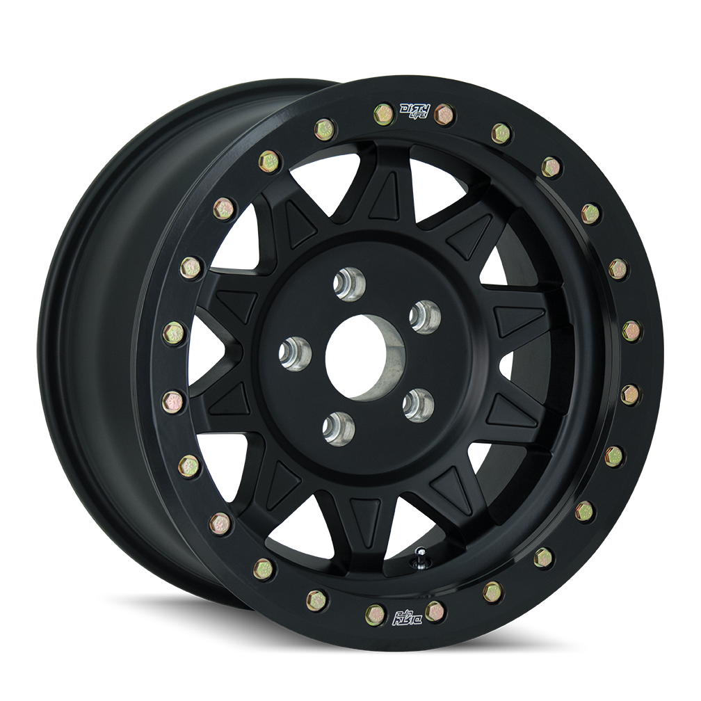 17x9 Dirty Life Roadkill Race Matte Black Wheel 6x5.5 (-14mm)