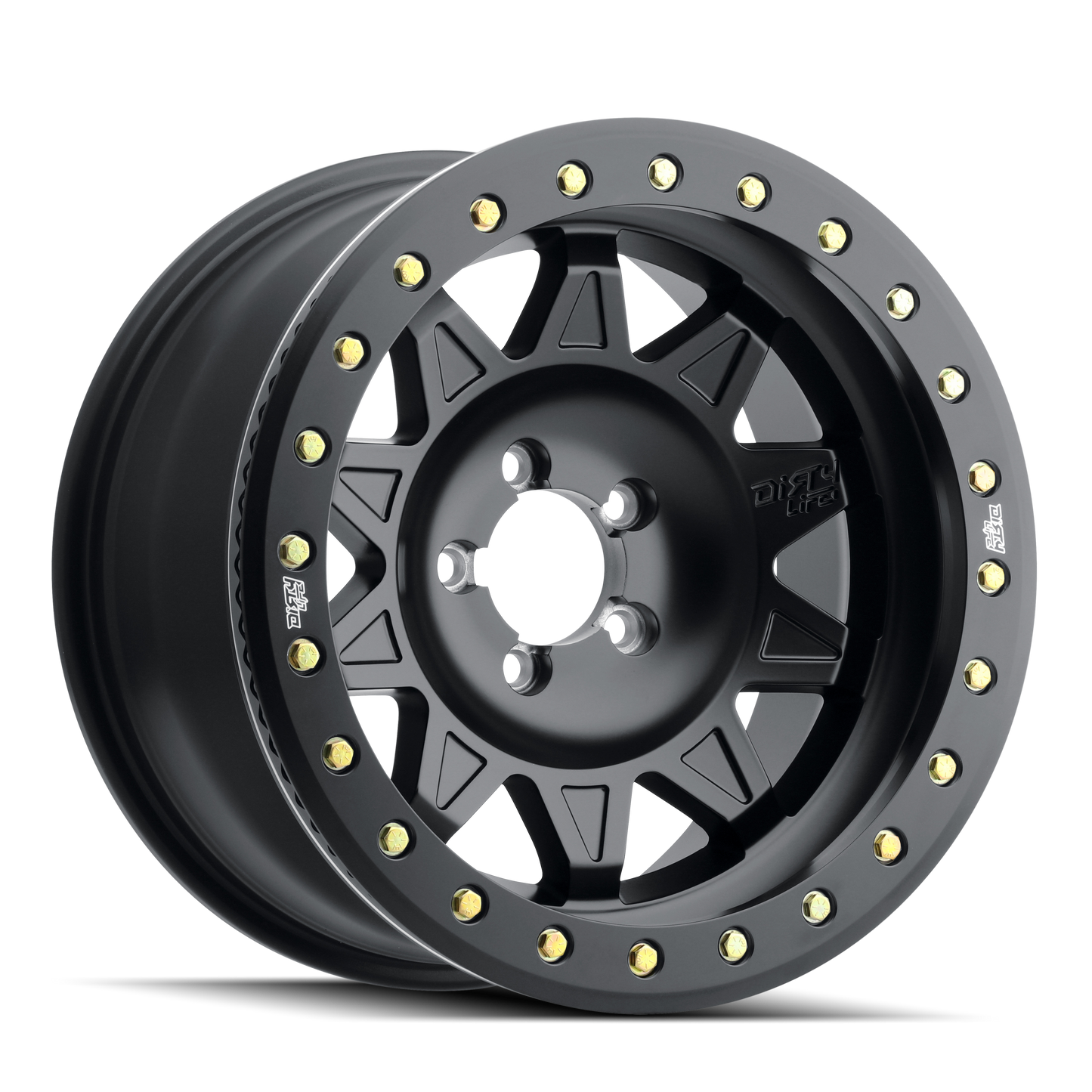 17x9 Dirty Life 9302 Roadkill Matte Black Wheel Blank (-14mm)