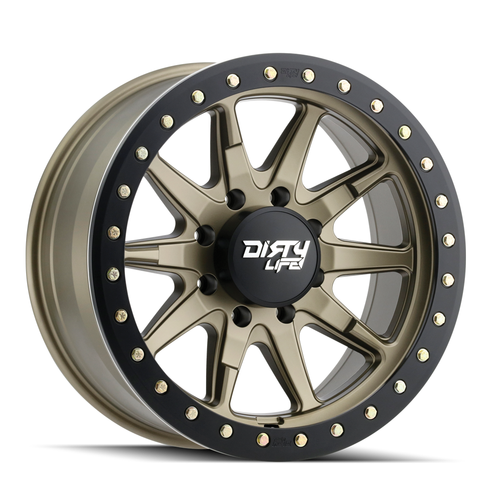 17x9 Dirty Life DT-2 Satin Gold Wheel 5x5 (-12mm)