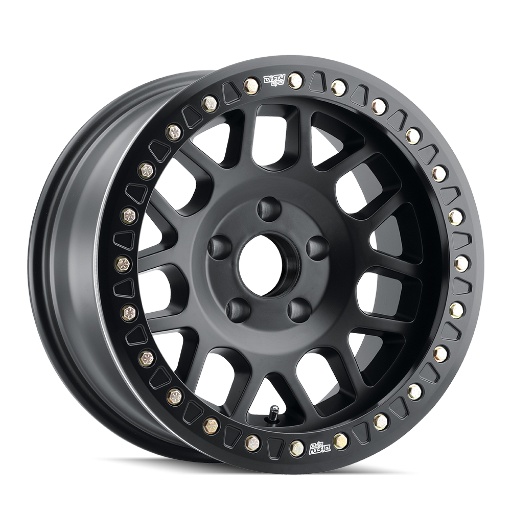17x9 Dirty Life Mesa Race Matte Black Wheel 5x5 (-12mm)