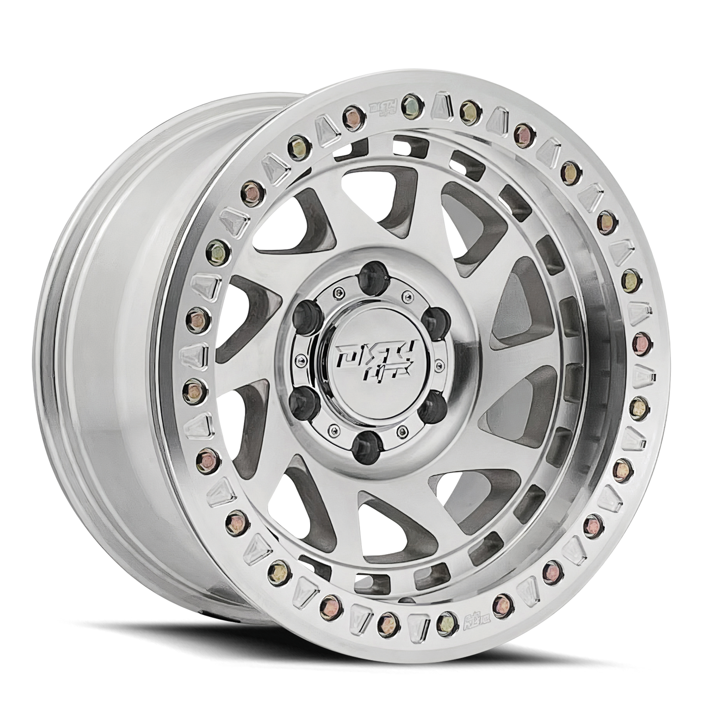 17x9 Dirty Life 9313 Enigma Race Machined BEADLOCK Wheel 8x170 (-12mm)