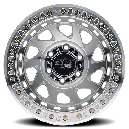 17x9 Dirty Life 9313 Enigma Race Machined BEADLOCK Wheel 8x6.5 (-12mm)