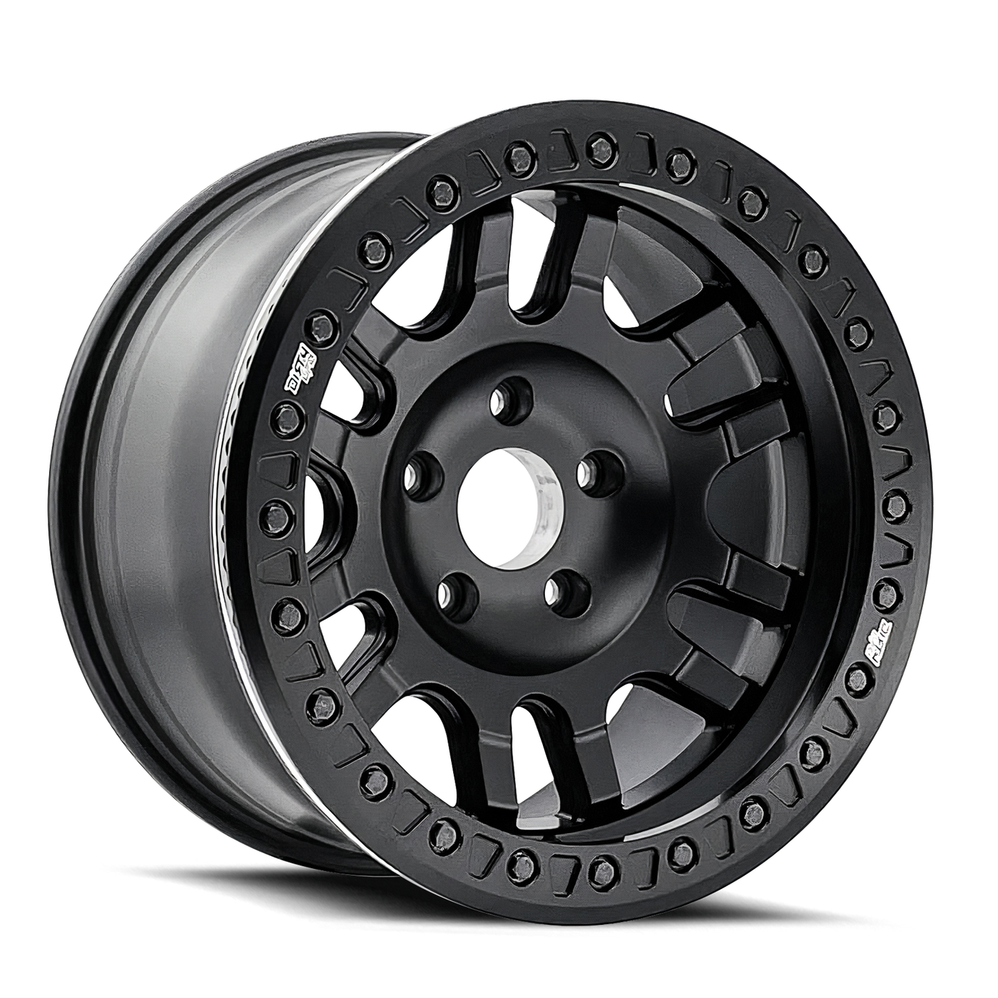 17x9 Dirty Life 9314 Canyon Race BEADLOCK Matte Black Wheel Blank (-12mm)