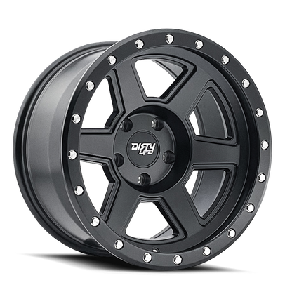 20x10 Dirty Life 9315 Compound Matte Black Wheel 5x5 (-25mm)