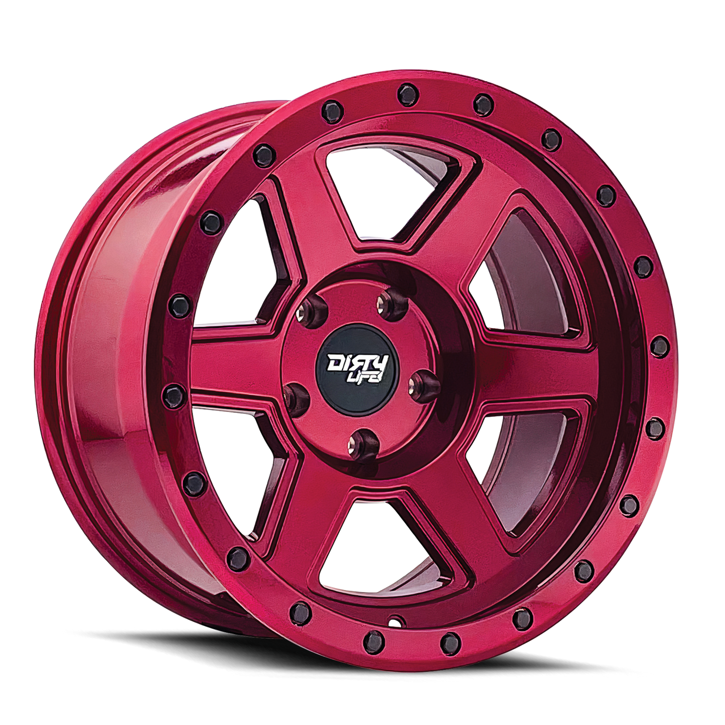 20x9 Dirty Life 9315 Compound Crimson Candy Red Wheel 5x5 (-12mm)