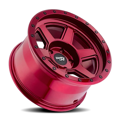 20x9 Dirty Life 9315 Compound Crimson Candy Red Wheel 5x5 (-12mm)
