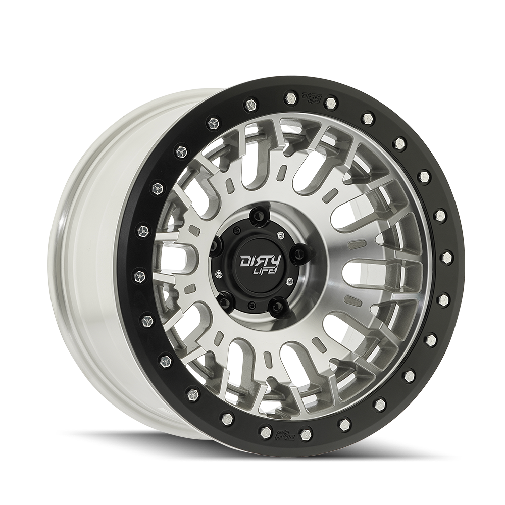 17x9 Dirty Life 9317 DT-3 Machined Wheel 5x5 (-38mm)