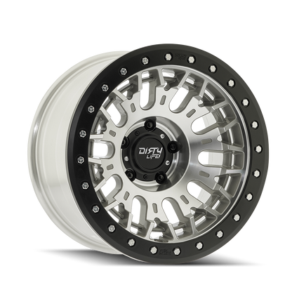 17x9 Dirty Life 9317 DT-3 Machined Wheel 5x5 (-38mm)