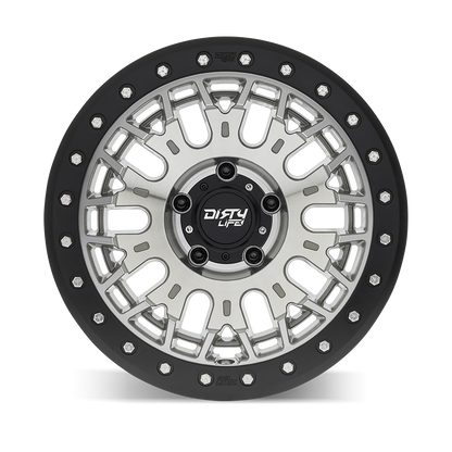 17x9 Dirty Life 9317 DT-3 Machined Wheel 5x5 (-38mm)