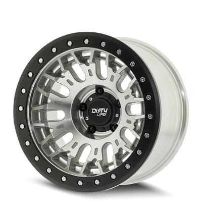 17x9 Dirty Life 9317 DT-3 Machined Wheel 5x5 (-12mm)