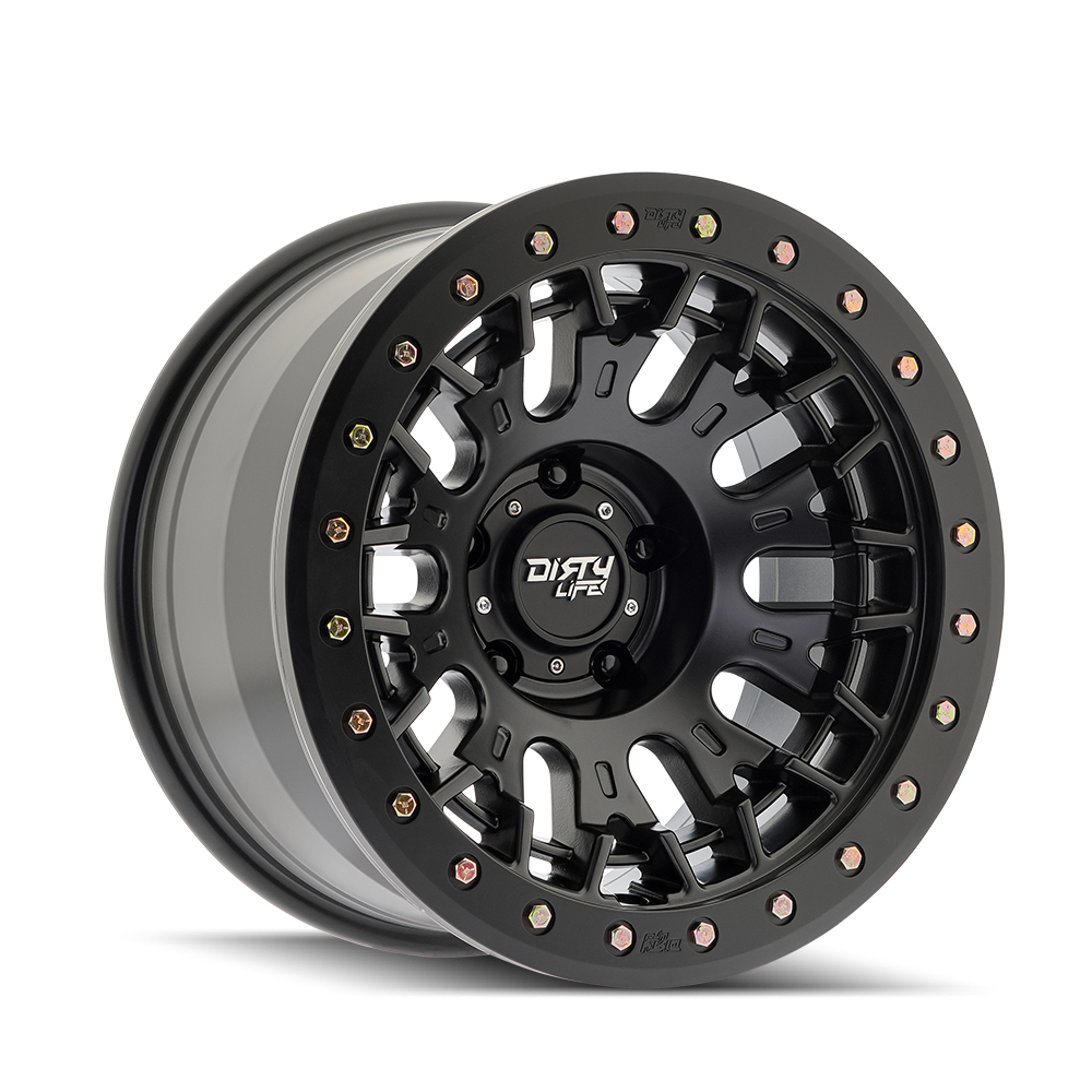 17x9 Dirty Life 9317 DT-3 Satin Black Wheel 5x5 (-38mm)
