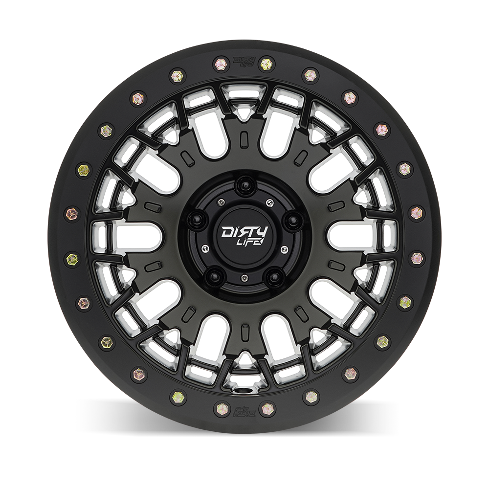 17x9 Dirty Life 9317 DT-3 Satin Black Wheel 5x5 (-38mm)