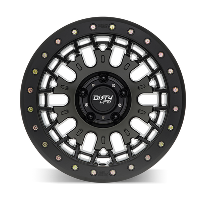 17x9 Dirty Life 9317 DT-3 Satin Black Wheel 5x5 (-38mm)