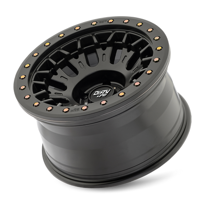 17x9 Dirty Life 9317 DT-3 Satin Black Wheel 5x5 (-38mm)