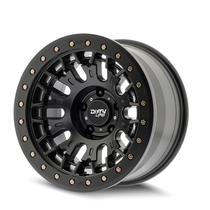 17x9 Dirty Life 9317 DT-3 Satin Black Wheel 5x5 (-38mm)