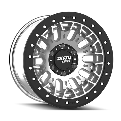 17x9 Dirty Life 9317 DT-3 Machined Wheel 6x5.5 (-12mm)