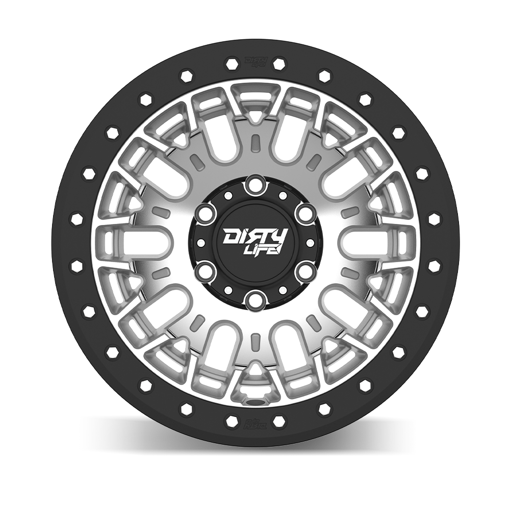 17x9 Dirty Life 9317 DT-3 Machined Wheel 6x5.5 (-12mm)